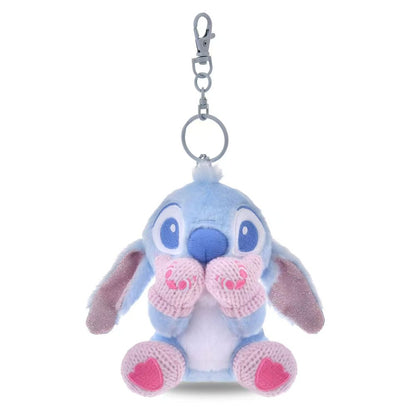 Disney｜Winter Shiny Color Pink Blue Mascot Holder /Plush Keychain｜15.5x12.5x8.5cm approx.