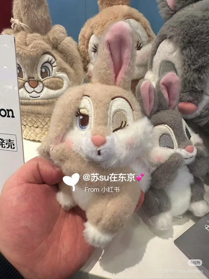 Disney｜Miss Bunny &amp; Thumper Mascot Holder /Plush Keychain PASTEL BUNNIES｜H16.5×W9.5×D8cm approx.