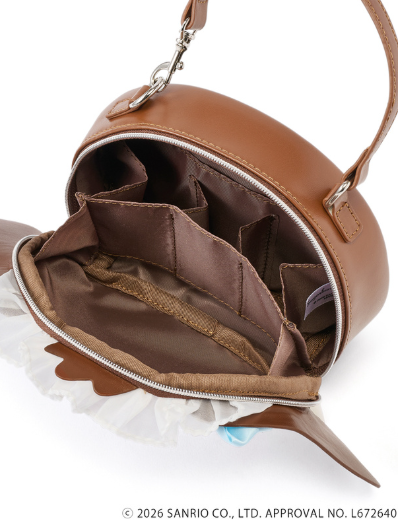 Sanrio｜GRL Collaboration Head Dress SugarBunnies Face Mini Makeup Pouch｜11.5 x 15.5 x 4.5cm approx.