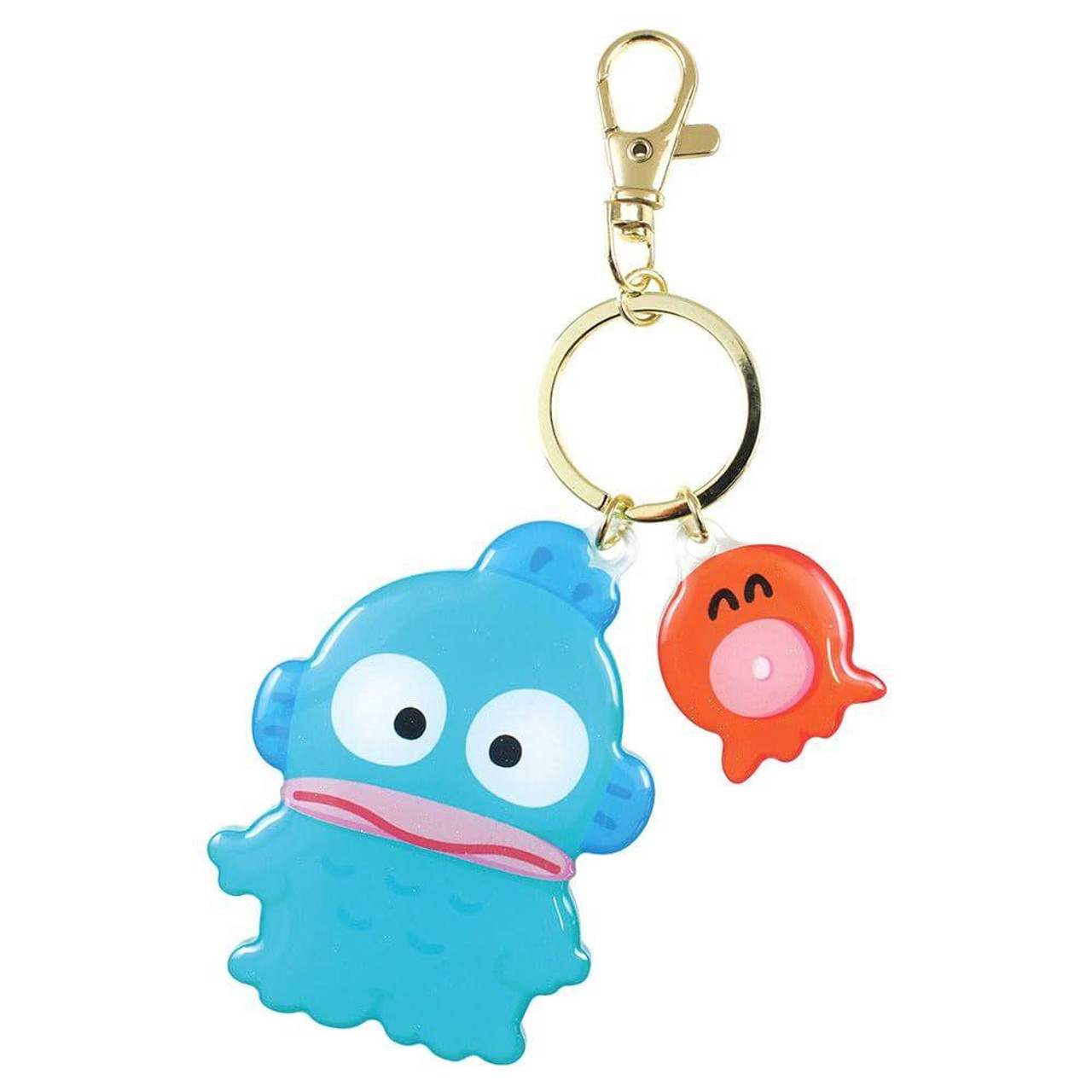 Sanrio｜Die-Cut Twin Keychain/Keyring｜1.3 x 7.9 x 8.7cm approx.