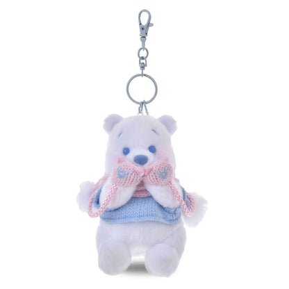 Disney｜Winter Shiny Color Pink Blue Mascot Holder /Plush Keychain｜15.5x12.5x8.5cm approx.