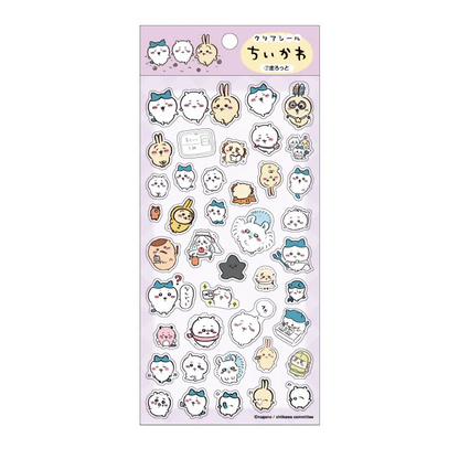 Chiikawa｜Clear Seal Sticker - Friends｜90×175mm approx.