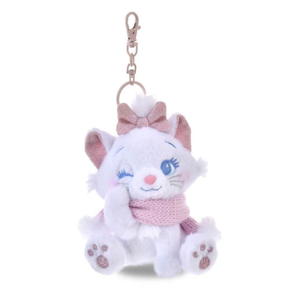 Disney｜Winter Shiny Color Pink Blue Mascot Holder /Plush Keychain｜15.5x12.5x8.5cm approx.