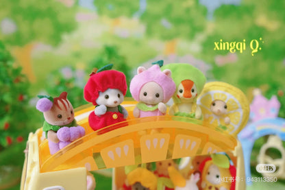 【还有补货，限购1】SylvanianFamilies森贝儿家族｜Baby Trio Fruit Set Doll Calico Critters Epoch 水果变装宝宝套盒/葡萄草莓橘子