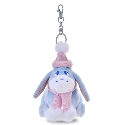 Disney｜Winter Shiny Color Pink Blue Mascot Holder /Plush Keychain｜15.5x12.5x8.5cm approx.