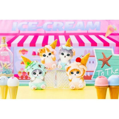Mofusand｜Ice Cat Caramel Mascot Holder /Plush Keychain｜140×70×90mm approx.