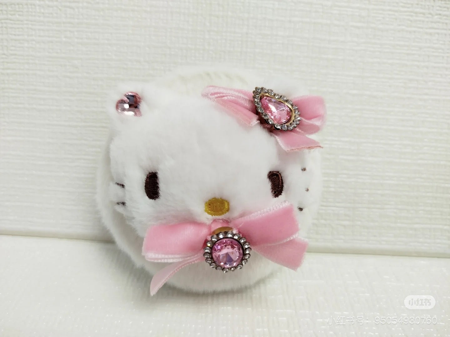 Sanrio｜Mascot Stone Ribbon Original 2-sided Compact Mirror｜7.5×1.5×7.5cm approx.