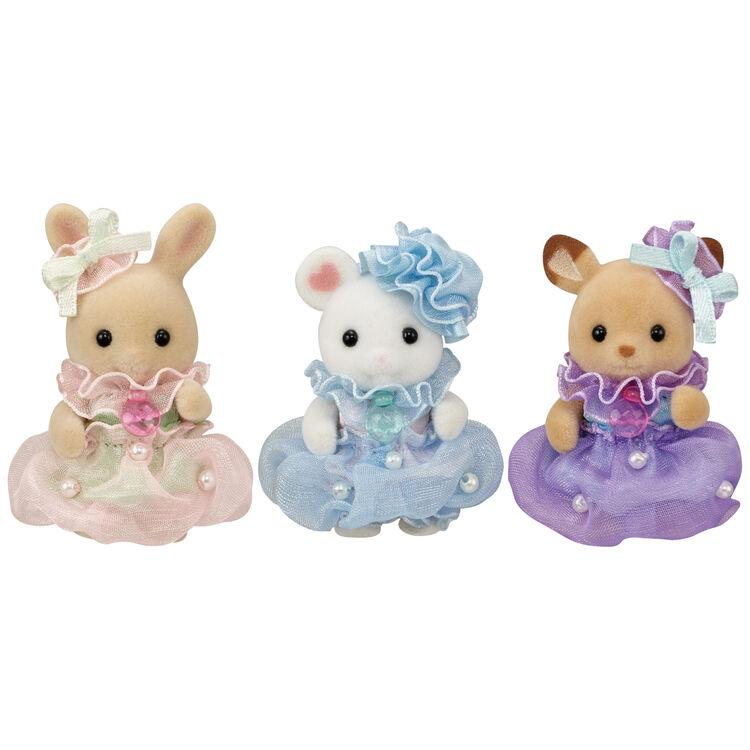 【limit 1】SylvanianFamilies｜Baby Trio Jellyfish Pretend Play Doll Set