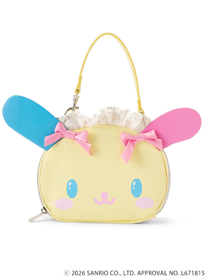 Sanrio｜GRL Characters Collaboration Curly Fur Head Dress Face Die-Cut Handbag