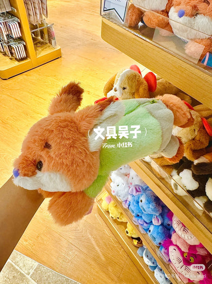 Disney迪士尼｜Fluffy Plush Pen Case - Zootopia / Nick Wilde疯狂动物城巨好摸/趴趴大容量笔袋/收纳袋｜約11×17×30cm