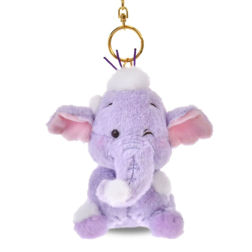 Disney｜white Pooh Mascot Holder /Plush Keychain｜H14xW12xD10.5cm approx.