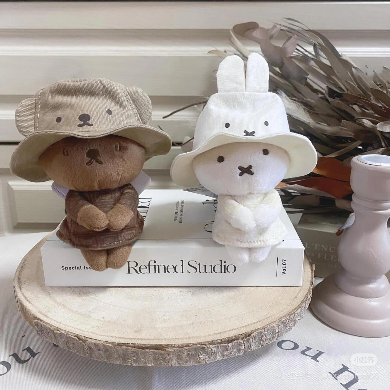Miffy｜ Mini Hat Keychain Charm｜Φ7×H3.4cm approx.