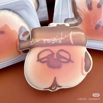 Snoopy史努比｜Peanuts Die-cut Sticky Notes / Bread可爱角色软软面包手感脸型便签本｜40枚入