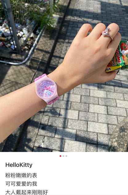 Sanrio｜ Rubber Watch｜3.3×1×4cm approx.