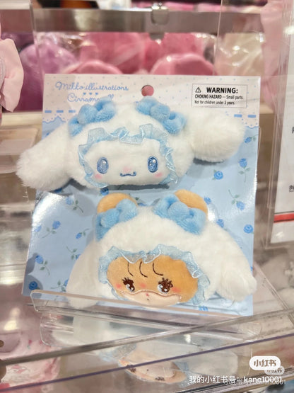 Sanrio｜Mikko Illustrations Characters Hair Clip Set｜10cm W x 3cm D x 5.5cm H. approx.