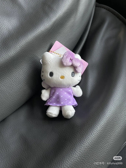 HelloKitty｜Sanrio 50th Anniversary Collection Standard Angel Mascot Holder /Plush Keychain｜ 85x100x45mm approx.