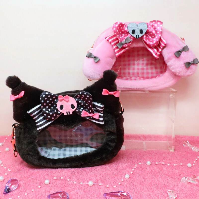 Sanrio｜My Melody 50th &amp; Kuromi 20th Anniversary Hand Pouch｜ H15cm×W20cm aprrox