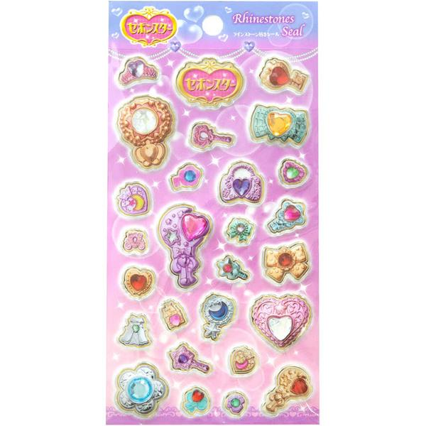 Funbox｜Sebonstar Rhinestone Stickers｜H180 x W90mm approx.