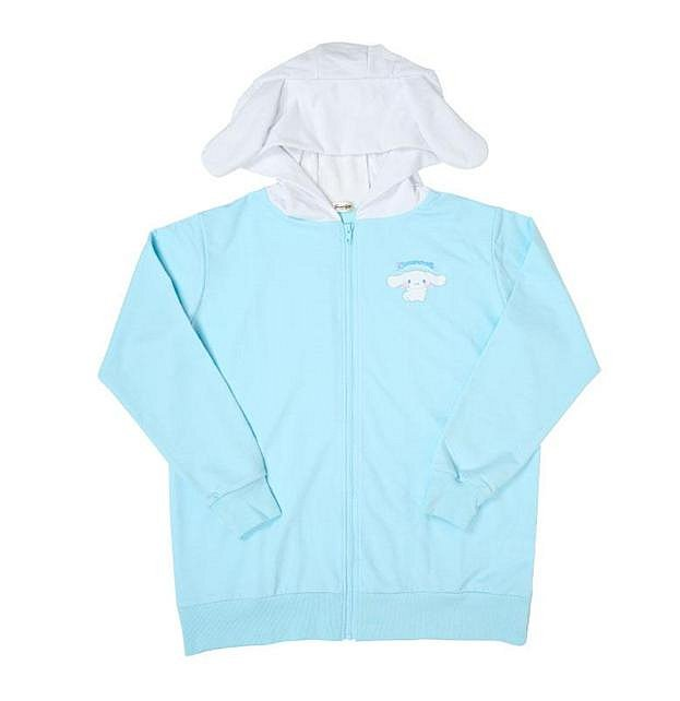 Sanrio｜Cinnamoroll Plump Cheeks Zip-up Hoodie