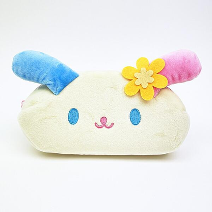 Sanrio｜Usahana Face Fluffy Plush Pen Case｜97×200×50mm approx.