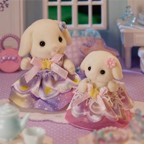 SylvanianFamilies｜Dreamy Dress Pair Set Flora Rabbit Girl &amp; Baby