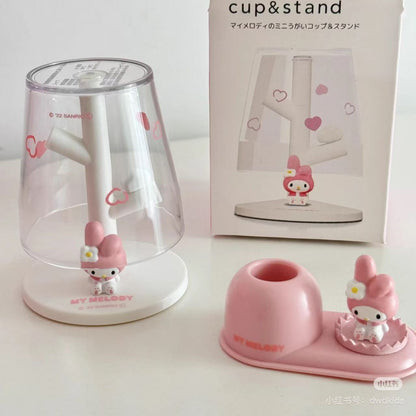 Sanrio｜Bathroom Cup &amp; Stand Set