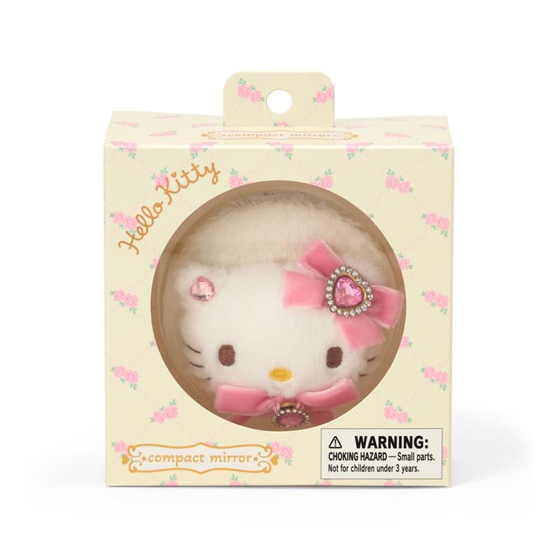Sanrio｜Mascot Stone Ribbon Original 2-sided Compact Mirror｜7.5×1.5×7.5cm approx.