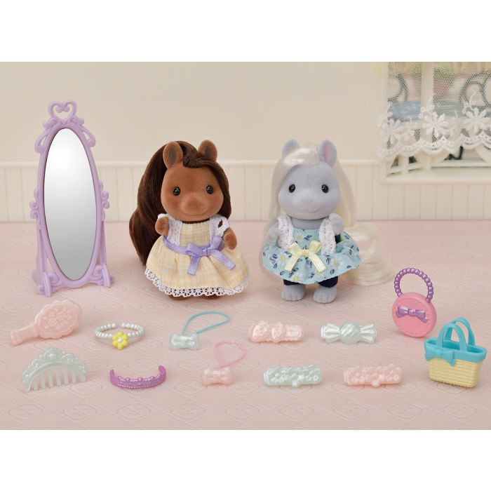 SylvanianFamilies森贝儿家族｜Pony Friends Set 小马和朋友们美发套组/玩具/过家家5650