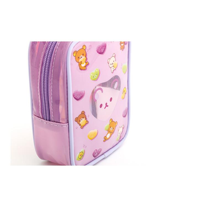 Rilakkuma｜Pure Gummy Windowed pouch｜11 x 4.5 x 15cm approx.