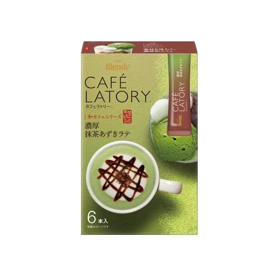 AGF｜Blendy浓厚速溶抹茶拿铁/饮料｜6支【24.06】