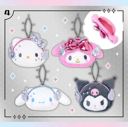 Sanrio｜Tokimeki Planet Face-shaped Pouch｜13×2.5×9cm approx.