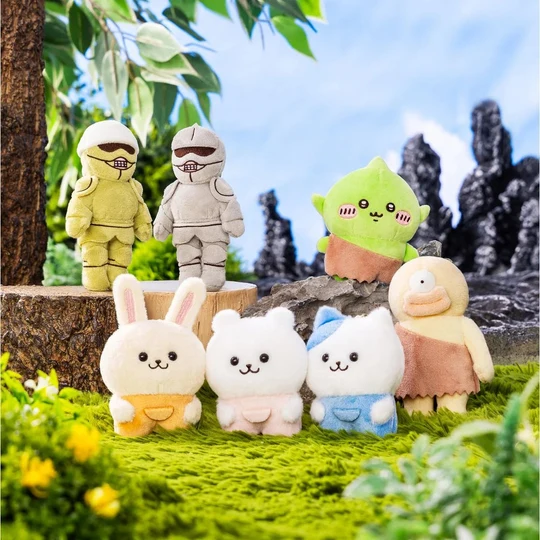 Chiikawa｜Chiikawa Park Yoroi-san Mini Mascot Holder /Plush Keychain｜H110×W65×D30mm approx.