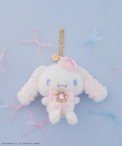 Sanrio｜Maison de FLEUR Cinnamoroll Mascot Holder /Plush Keychain