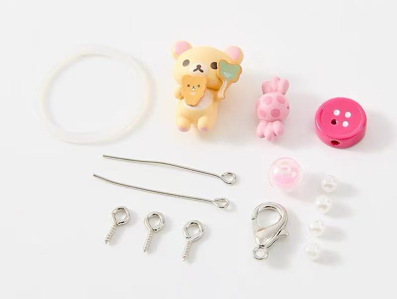 Rilakkuma｜Candy Cone Cute DIY Keychain mystery bag/blind box/All 6 types｜1pcs
