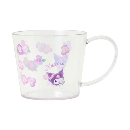 Sanrio｜Watercolor Flower Clear Mug｜330ml