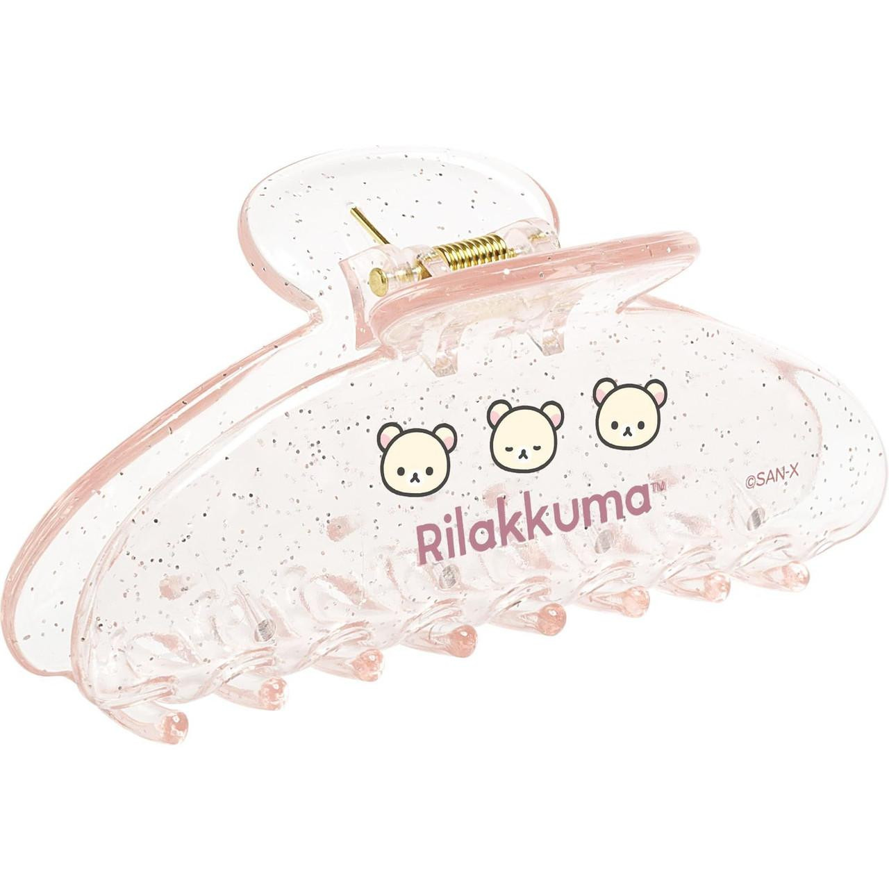 Rilakkuma｜Gaming Pixel Art Clear Glitter Hair Claw Clip｜45×110×50mm approx.