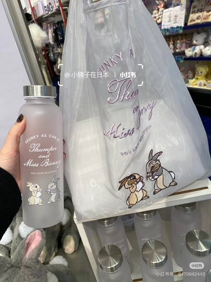 Disney｜Miss Bunny &amp; Thumper Water Bottle PASTEL BUNNIES｜ 590ml