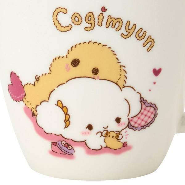 Sanrio｜Today They Are Still Good Friends Cogimyun Ceramic Mug with Nokkari Figure｜320mL
