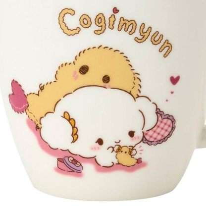 Sanrio｜Today They Are Still Good Friends Cogimyun Ceramic Mug with Nokkari Figure｜320mL