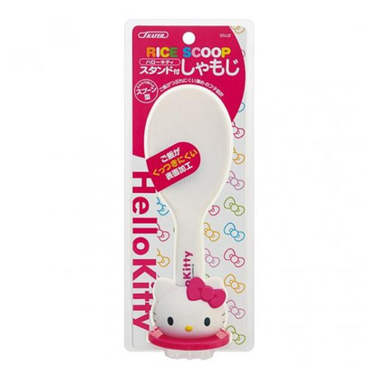 Sanrio｜Hello Kitty character rice scoop with stand ｜8 x 20 x 6cm approx.