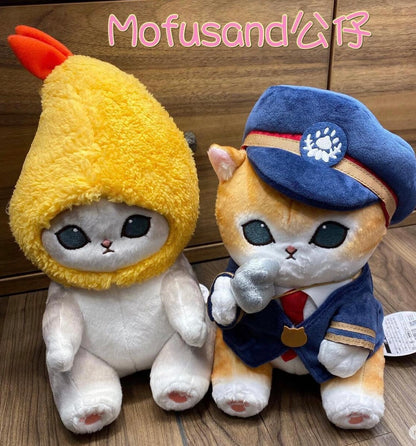 Mofusand｜Study Buddy Plush Toy - Cat / Fried Shrimp Nyan｜H360 x W145 x D180mm approx.
