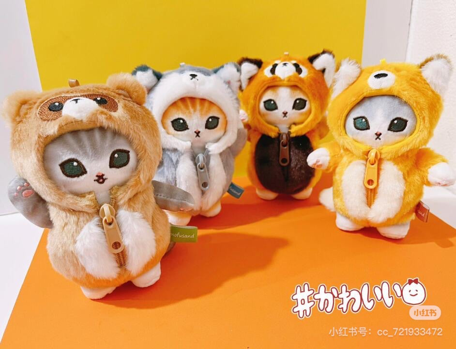 Mofusand｜Animal Mascot Holder /Plush Keychain｜130×100×100mm approx.