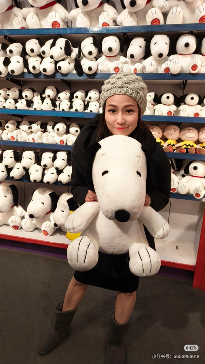Snoopy史努比｜Peanuts经典Snoopy巨型玩偶/公仔2L｜约48cm×50cm×52cm