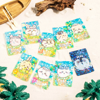 chiikawa｜Movie Chiikawa Trading Seaside Sparkling Clear Cards mystery bag/blind box/All 9 types｜1pcs