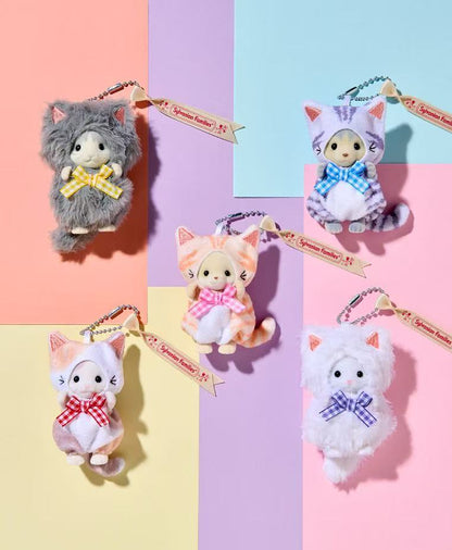 【limit 1】SylvanianFamilies｜Persian Cat Girl Cat Costume Keychain