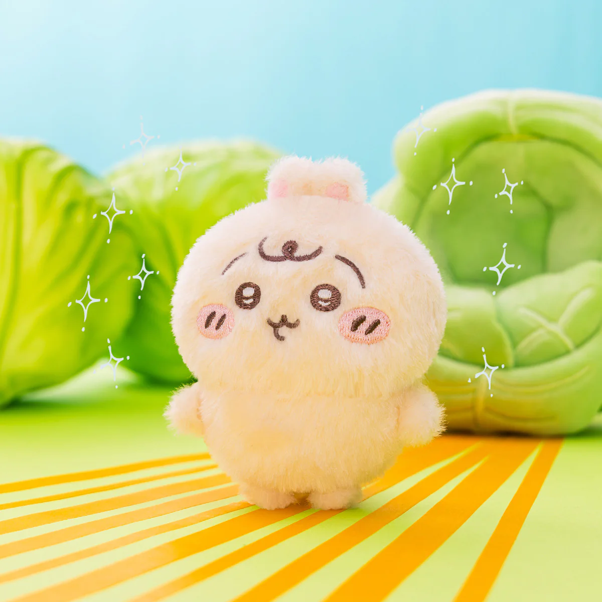 【limit 1】chiikawa｜Chiikawa Baby Wrapped in Cabbage Mascot Holder /Plush Keychain｜155×155×70mm approx.