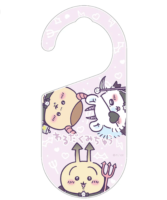 Chiikawa｜Angel &amp; Demon Door Plate｜H180×W80mm approx.