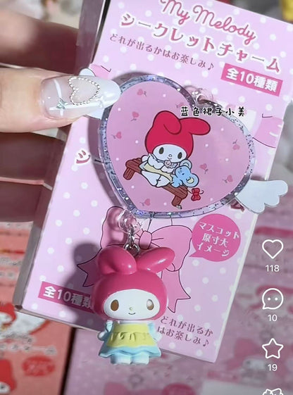 【limit 2】Sanrio｜My Melody Birthday 50th Anniversary Secret Charm A mystery bag/blind box/All 10 types｜1pcs