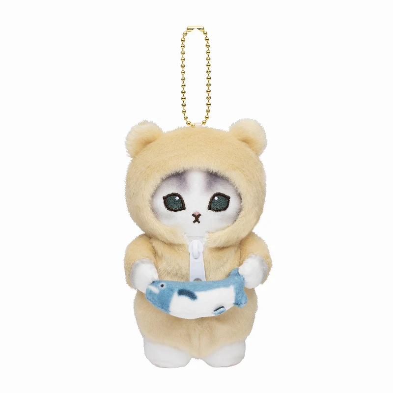 Mofusand｜Costume Mascot Holder / keychain鲨鱼猫晚安睡衣系列毛绒挂件/包挂｜約H130 x W75 x D100mm