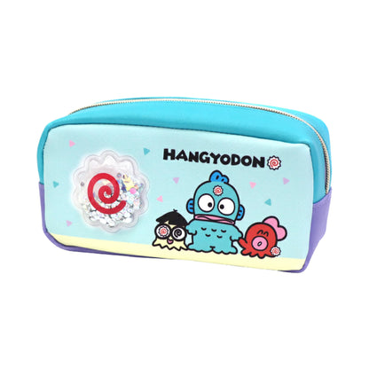 Sanrio｜丑鱼皮质感大容量笔袋/正反不同图案